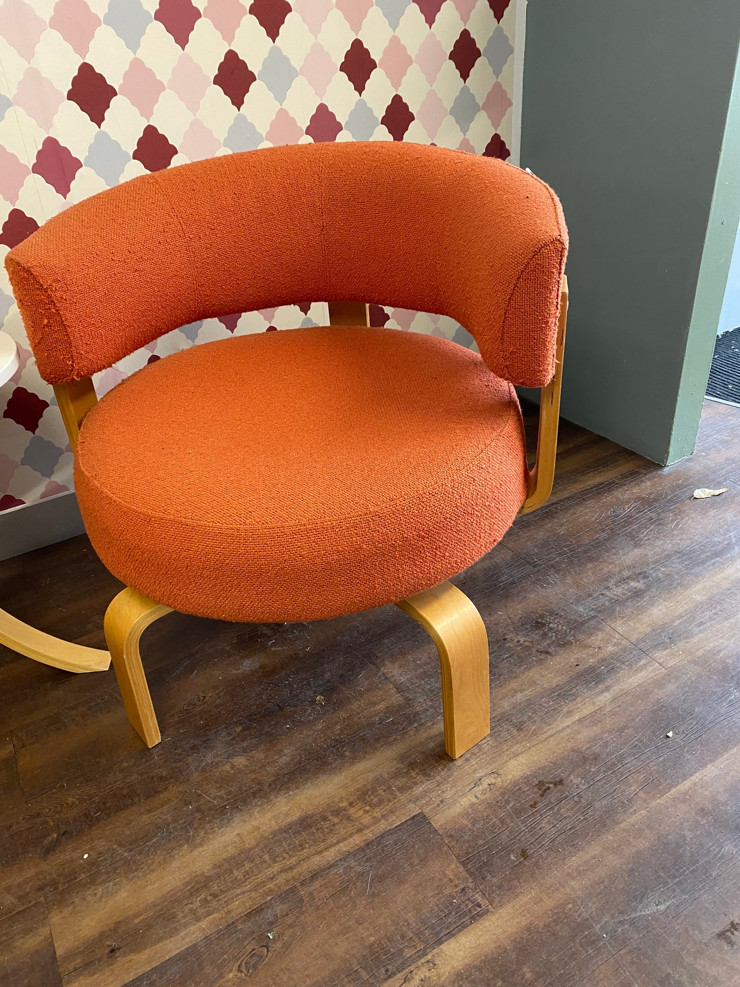 Pair of Vintage IKEA Fridene Swivel Armchair