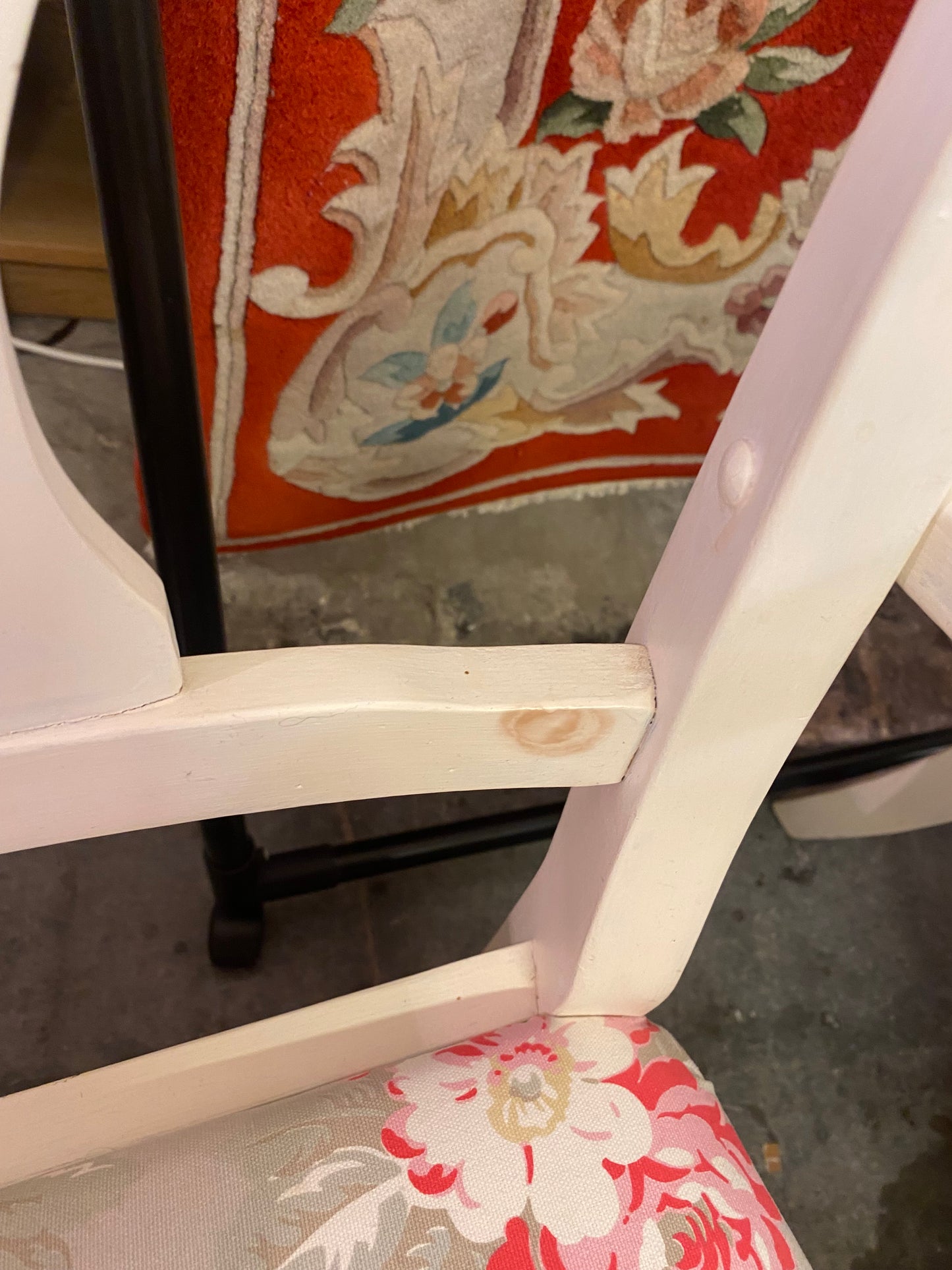 Painted Floral Chairs