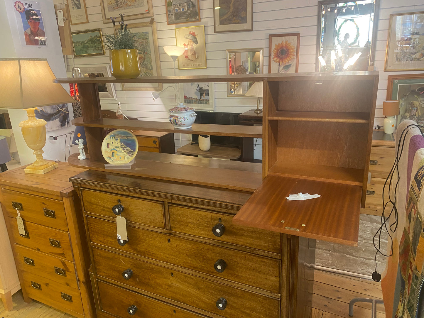 Teak Wall Unit