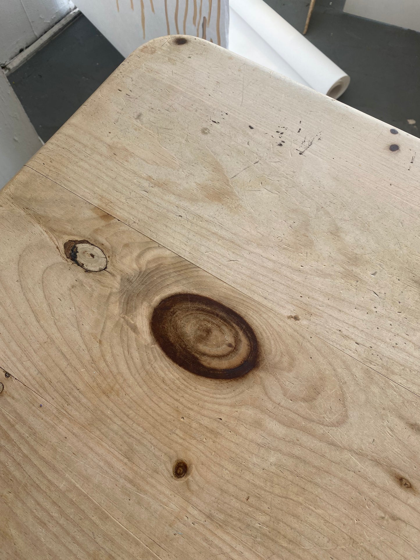 Rustic Pine Farmhouse Table