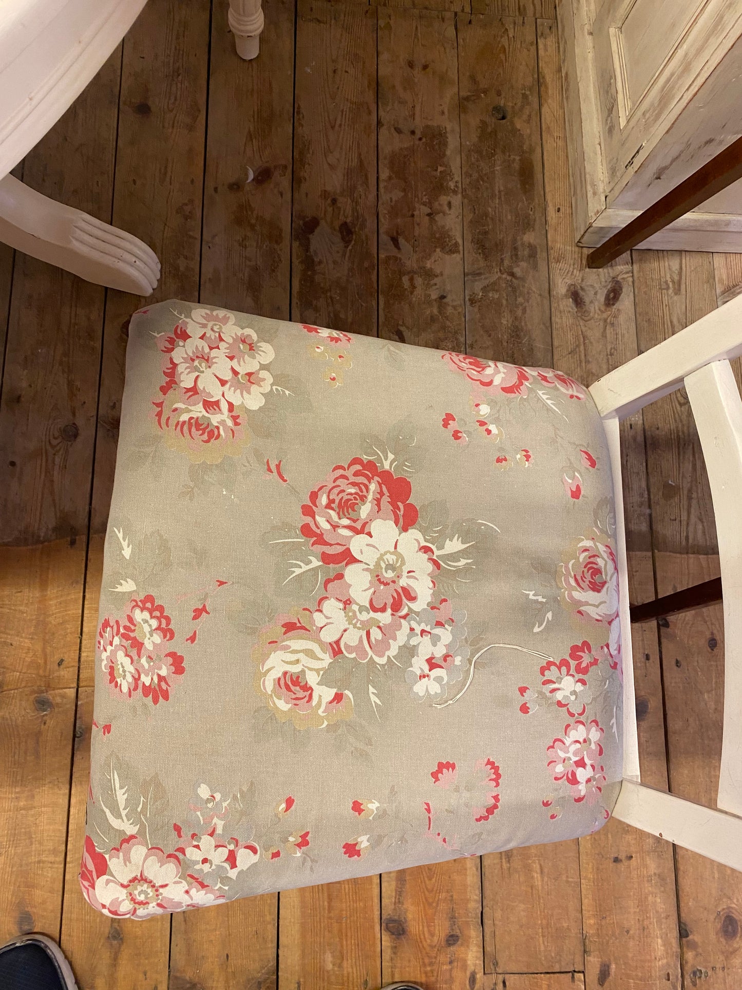Painted Floral Chairs