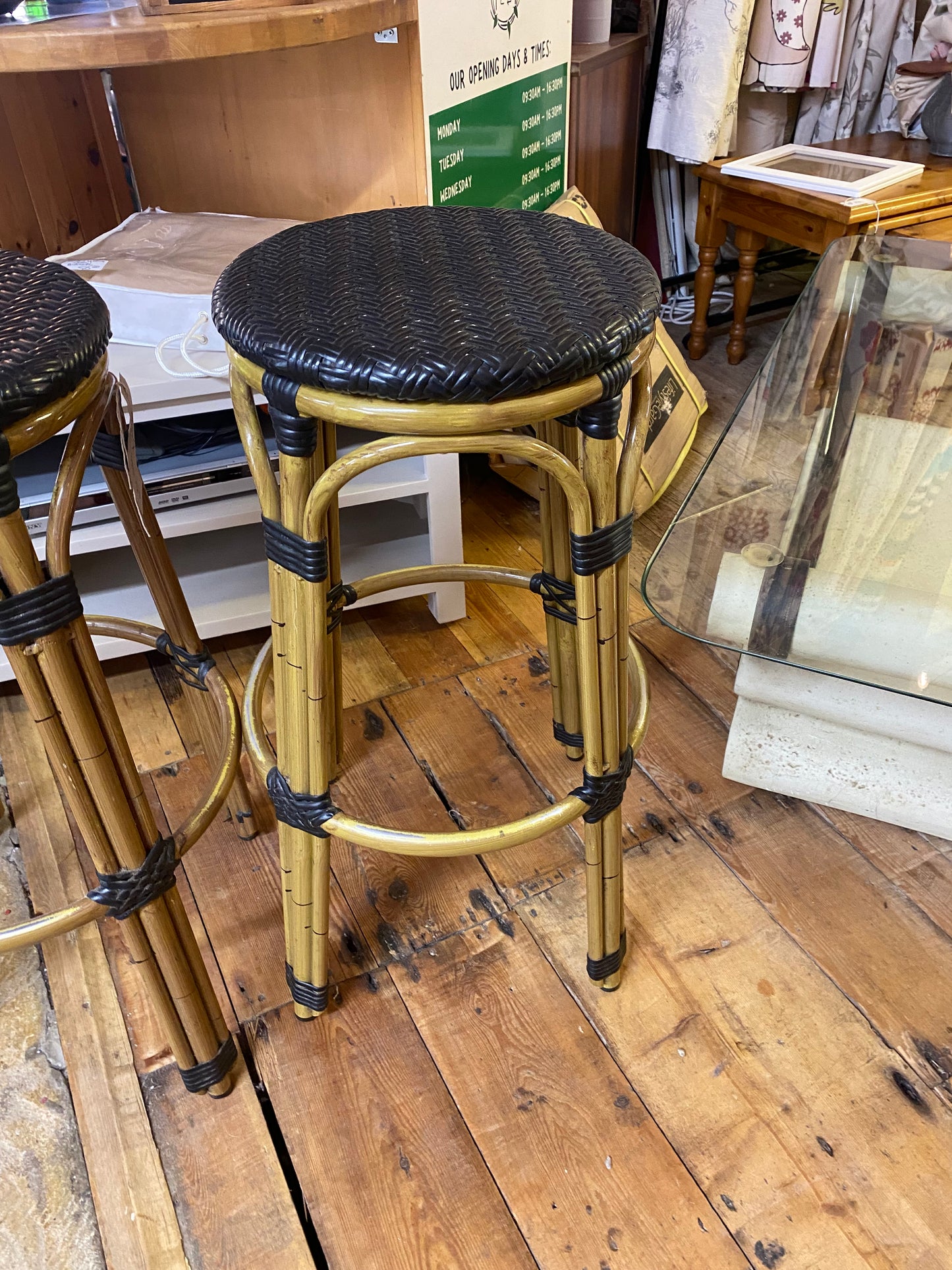 Cane Bar Stool