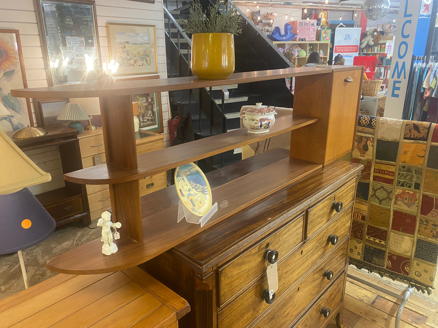 Teak Wall Unit