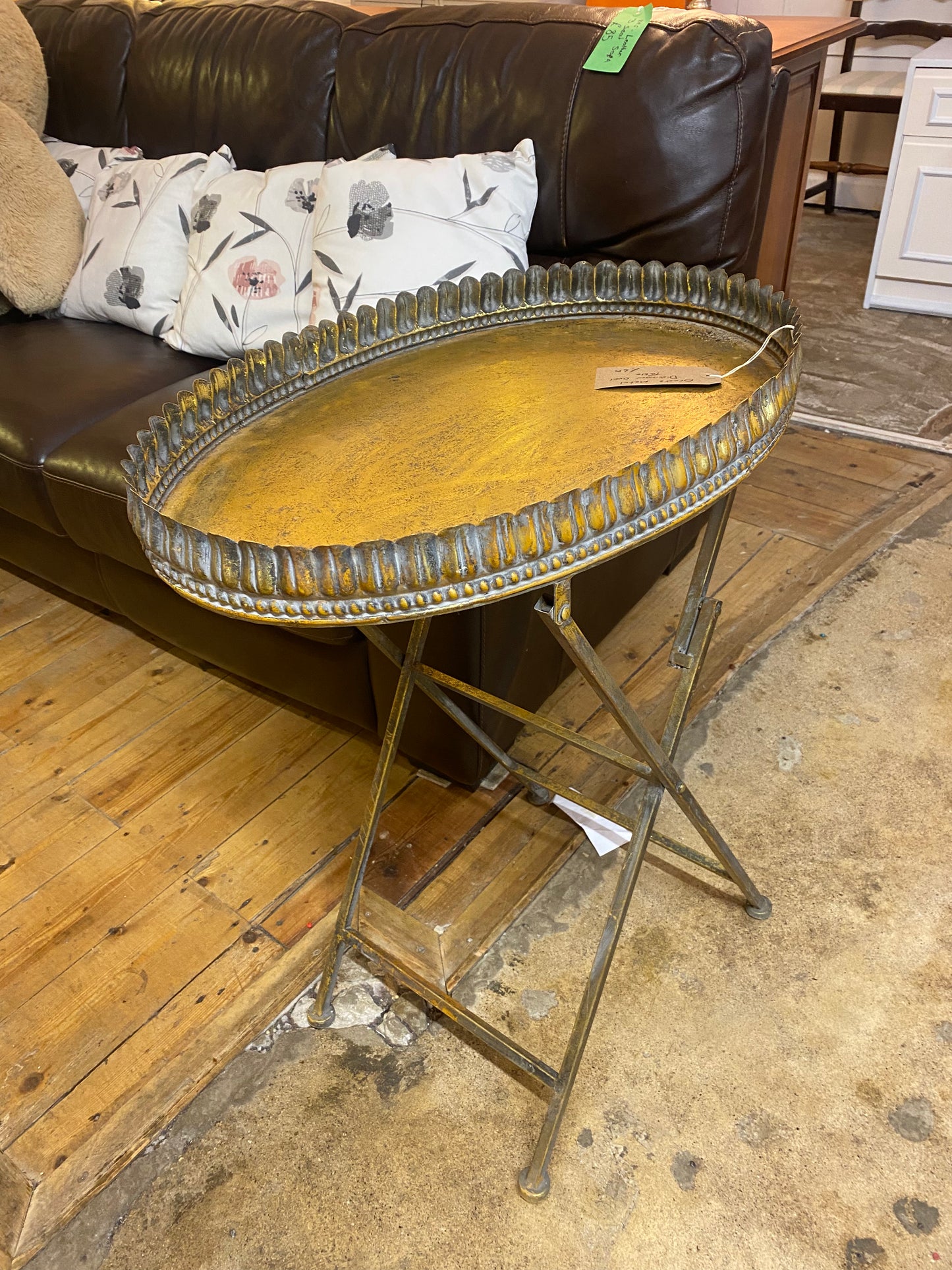 Metal fold up table