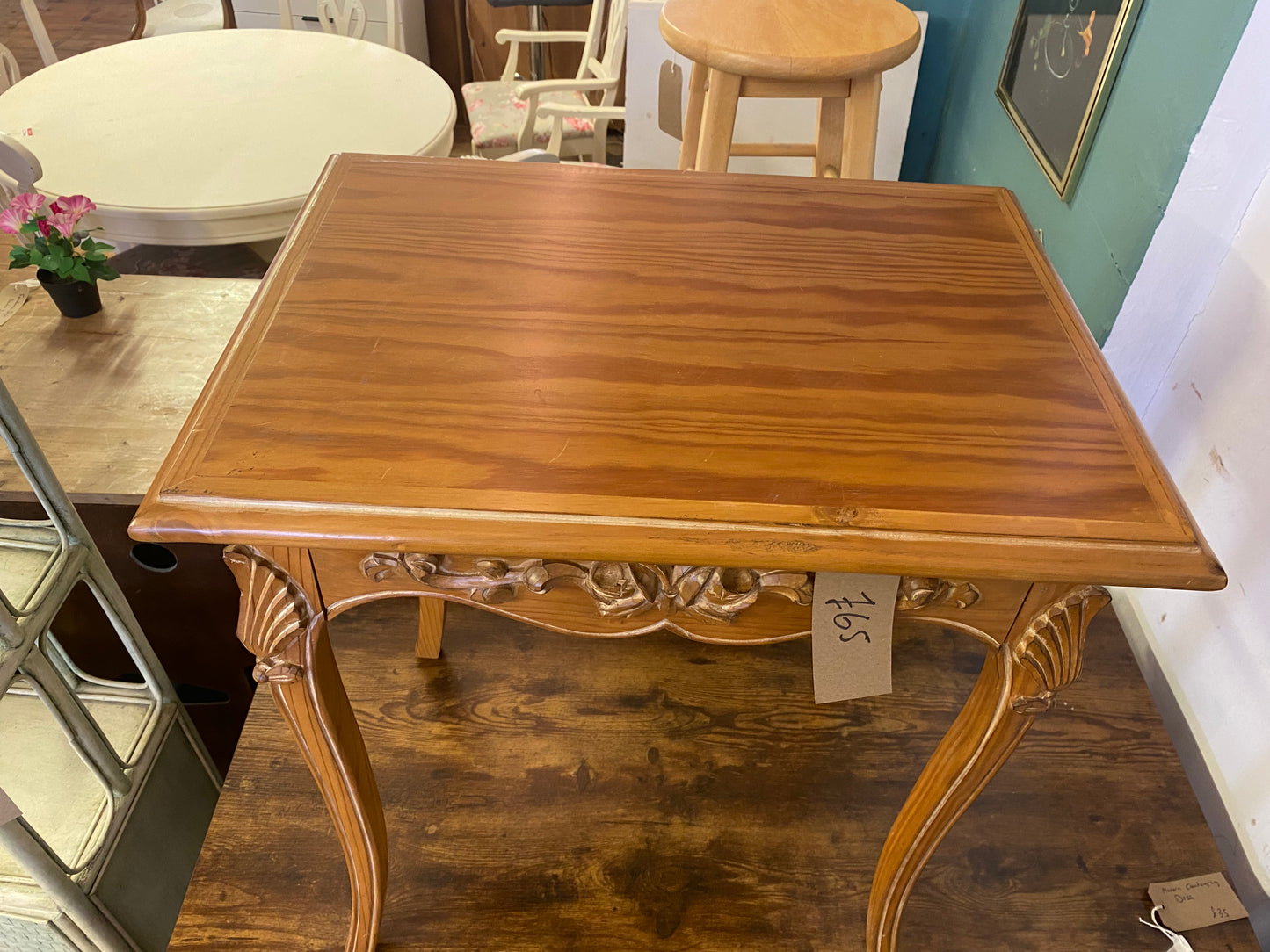 Carved Side Table