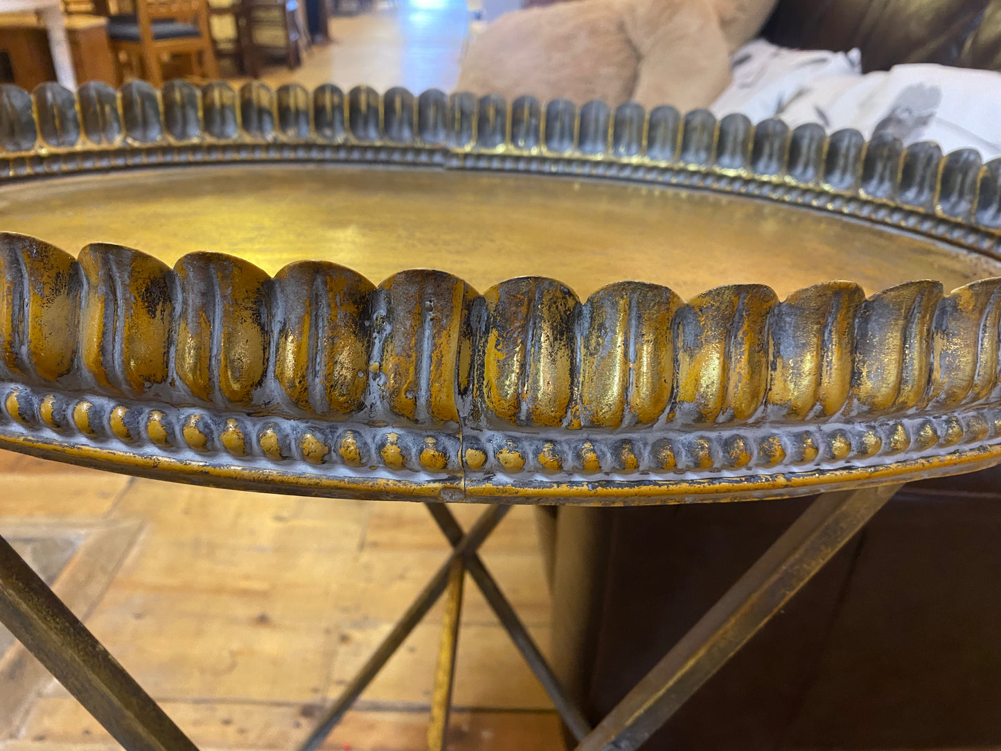 Metal fold up table