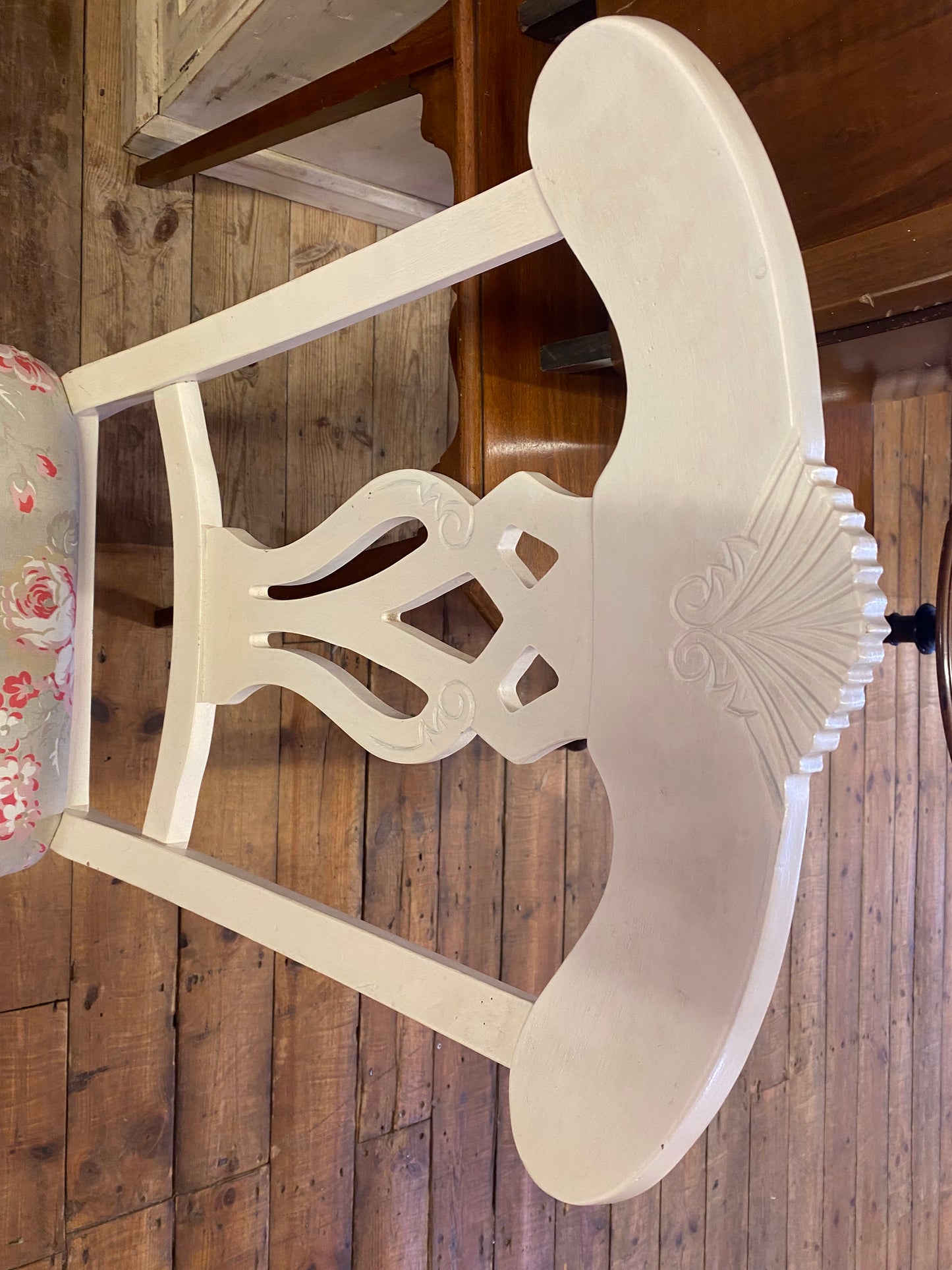 Painted Floral Chairs
