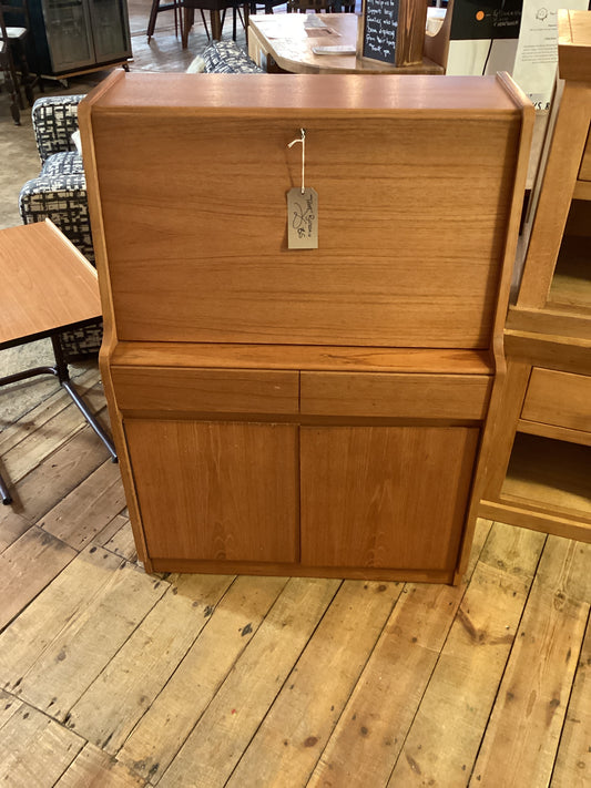 Vintage Mid-century Remploy Teak Bureau