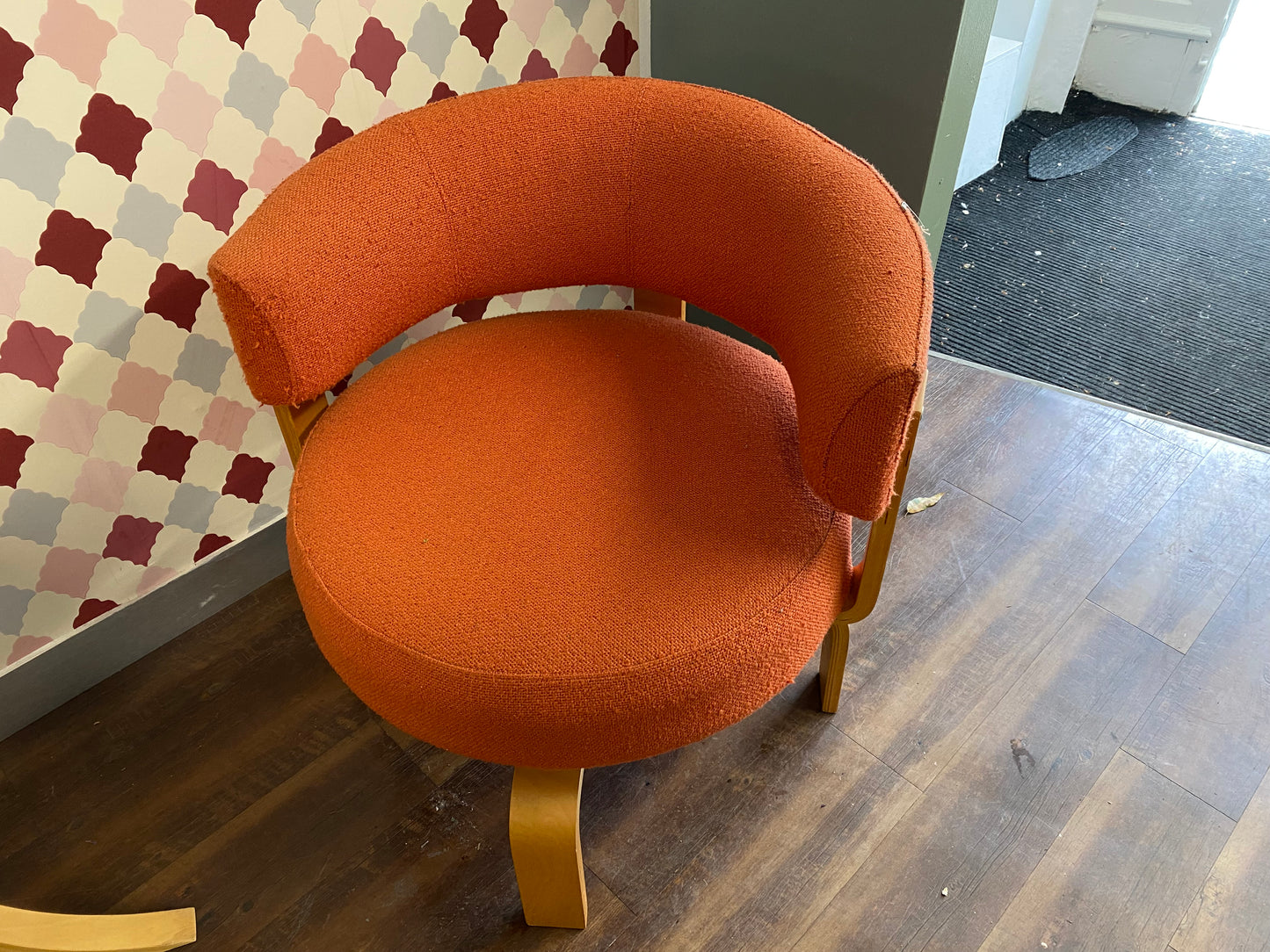 Pair of Vintage IKEA Fridene Swivel Armchair