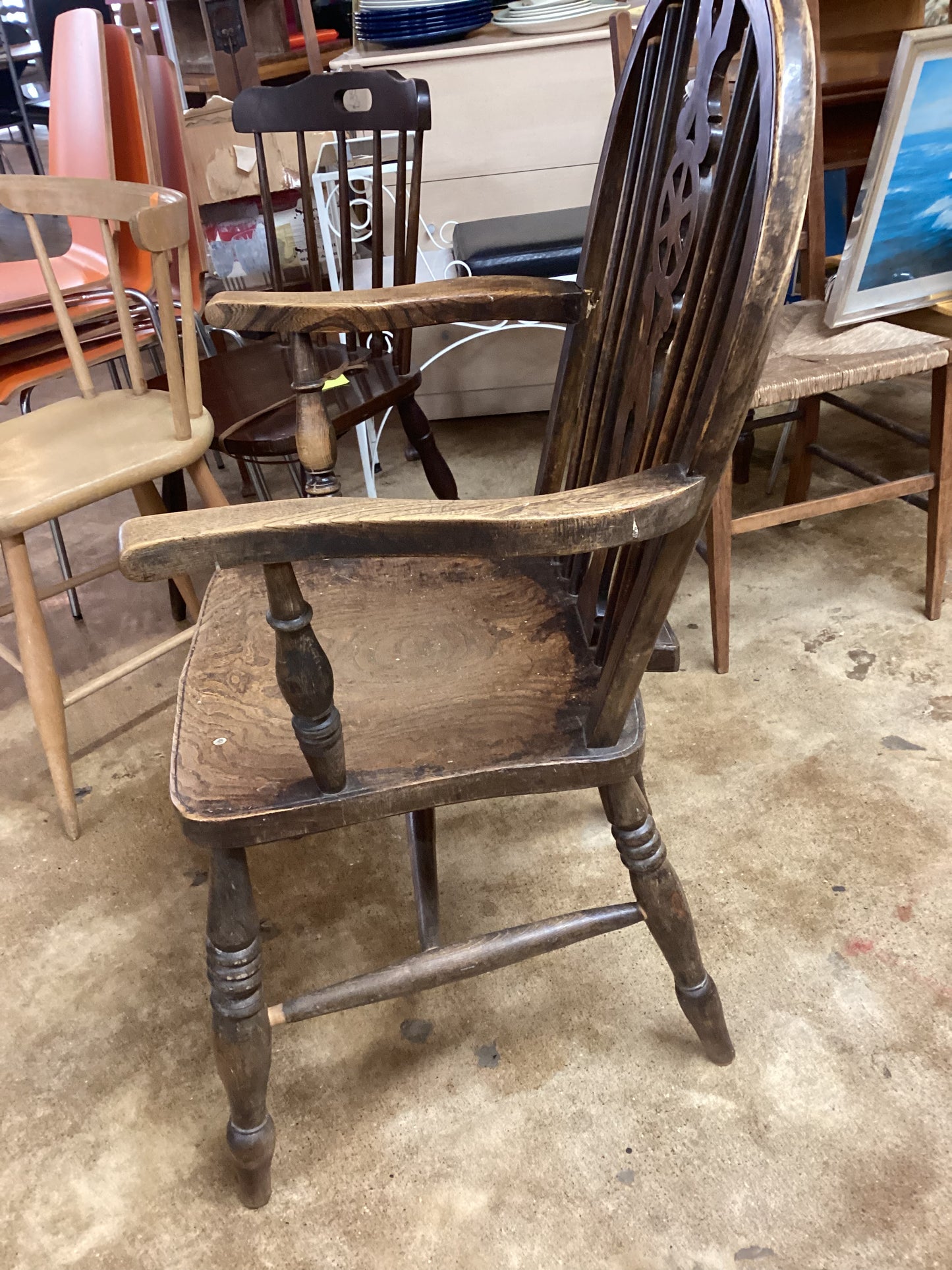 Wheelback Dining chair -GHC-