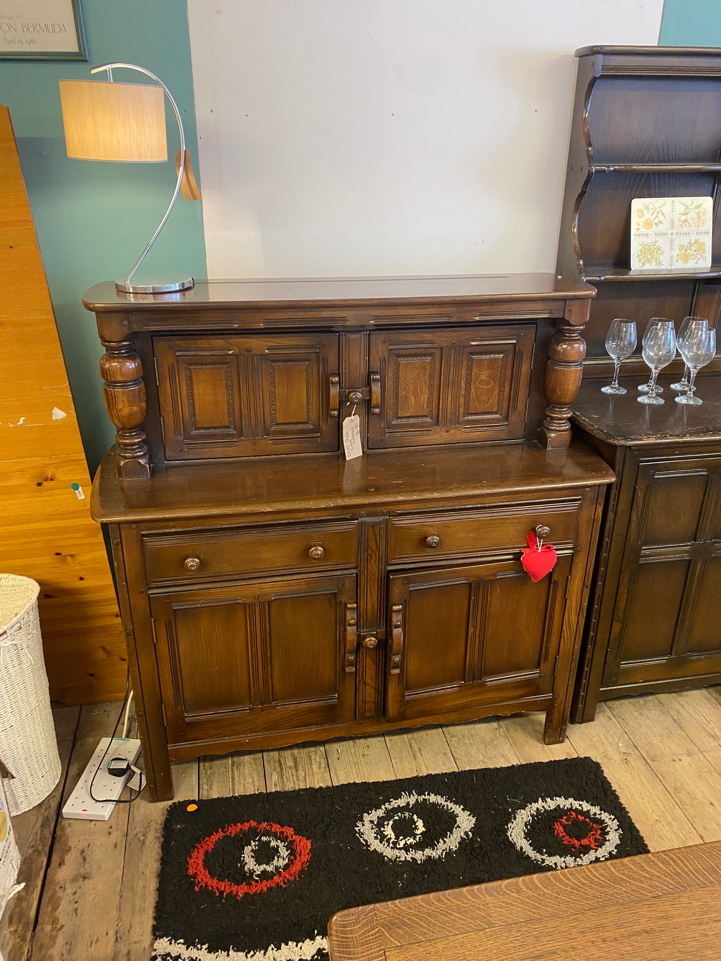 Ercol style court cupboard
