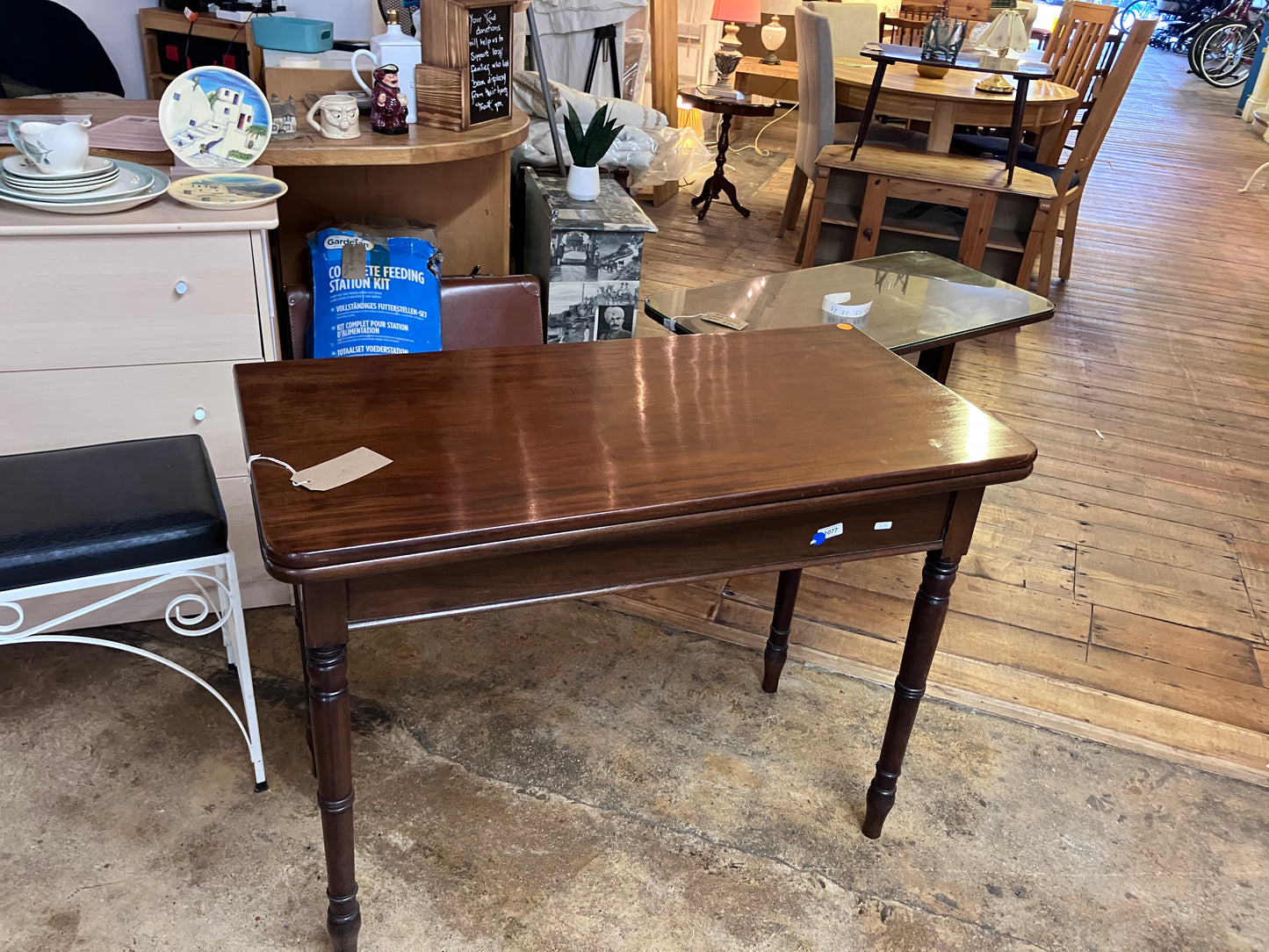 Antique Mahogany Tea Table GHC